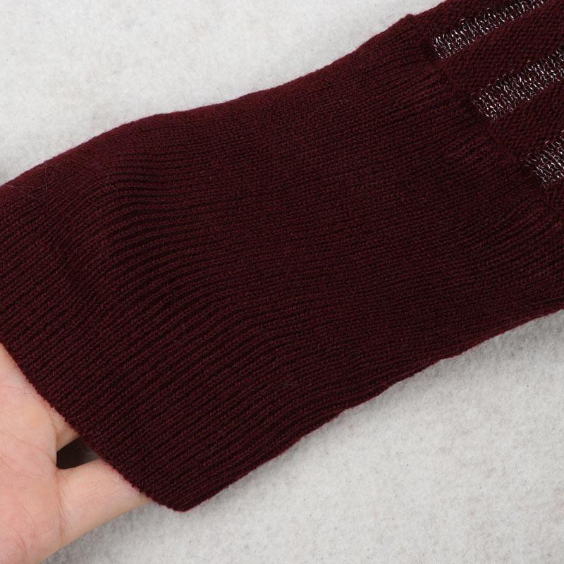 Sunshine House Autumn and Winter Export European and American plus Size Women's Clothes round Neck Stripes Long Sleeves Dress Sweater Knitted Dress