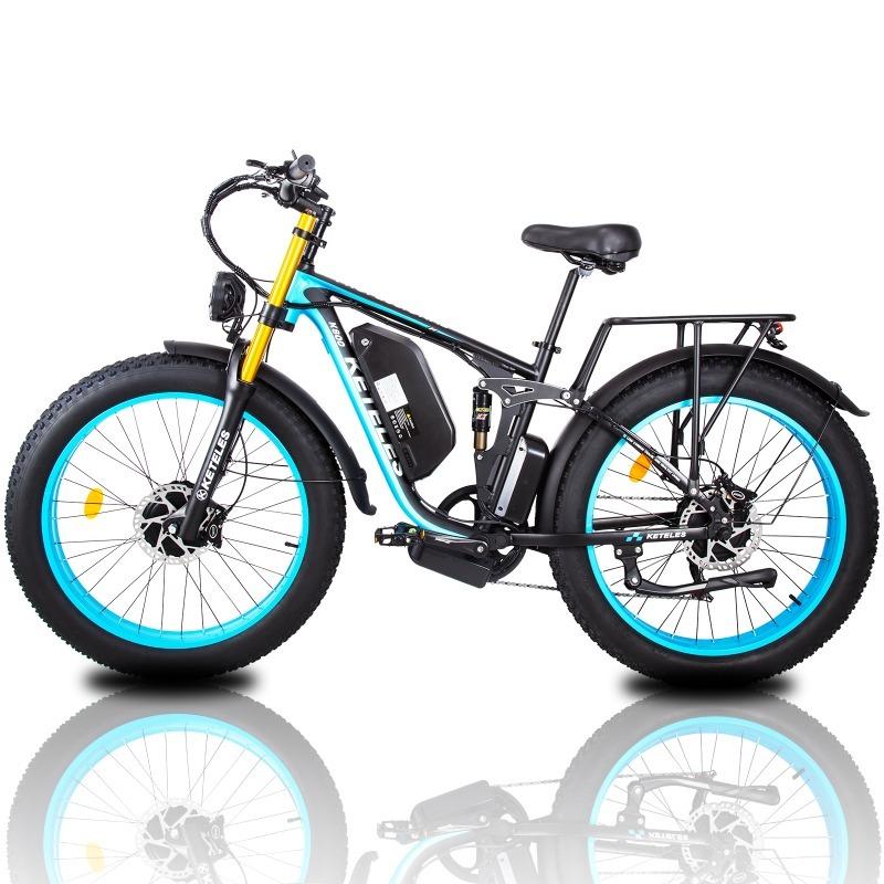 KETELES K800Pro Dubbele 1000W 2000W All Terrain 26x4.0 Dikke Band Hydraulische Schijfrem Elektrische Fiets