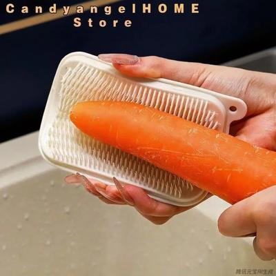 1PC Multifunctional Fruit and Vegetable Brush Food-grade BrushPotato Carrot Cleaner Kitchen Fruit Cleaning Tools Accessoies