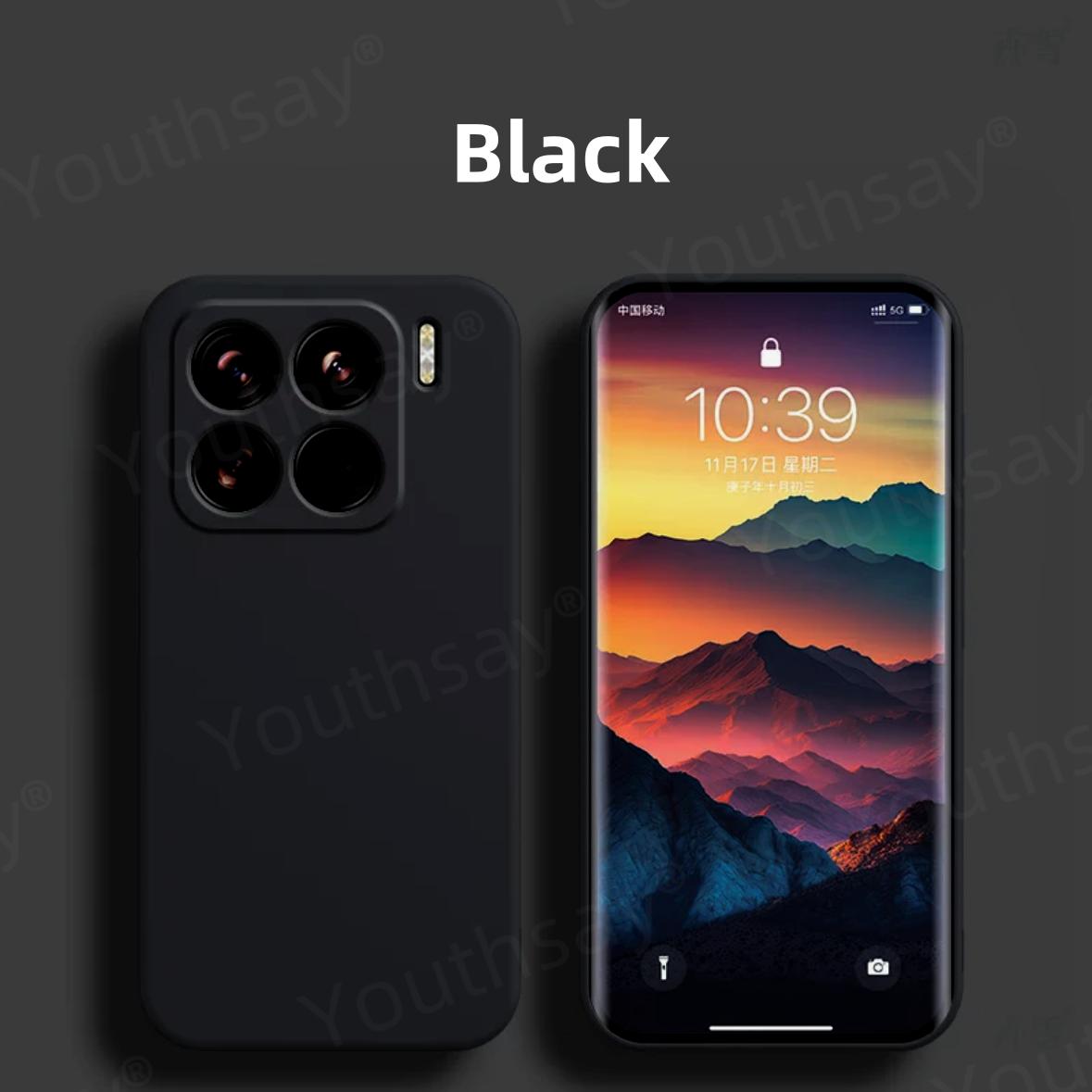 

Для Xiaomi 15 Pro Чехол Чехол для Xiaomi Mi 15 Pro Fundas Coque Shell Мягкий жидкий силиконовый чехол для задней панели Xiaomi 15 14 13 14T 13T Pro For Xiaomi 15 чёрный