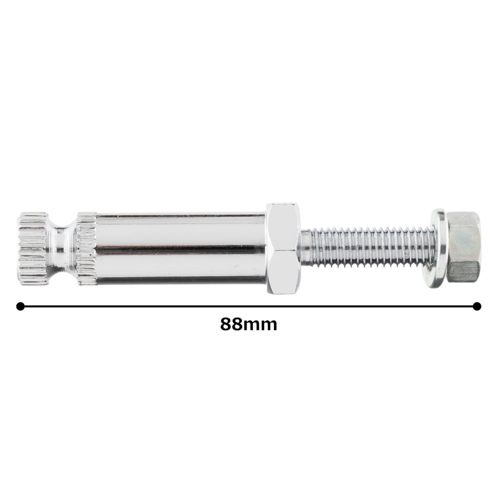 Kijima Motorcycle Parts Turn Signal Stay Shaft Type Set of 2 M8 88 x 34mm Plated 217-1041
