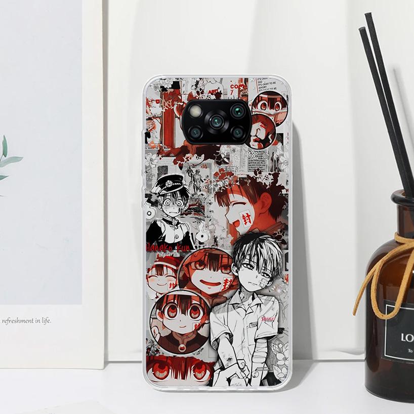 Anime Toilet Bound Hanako Kun Phone Case For Xiaomi Poco X7 X6 X5 M7 M8 Pro F7 Ultra Redmi 15C 15 13C 13 12C 12 10 10C 10A Art F
