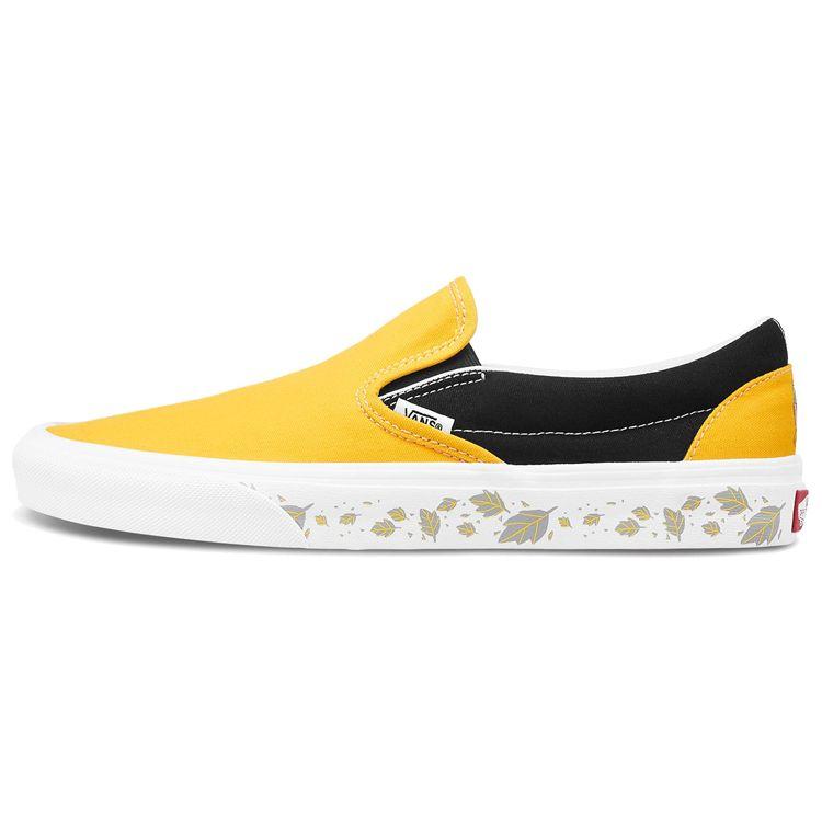 Vans Fashion Low-Top Skate Shoes Unisex Sneakers Black Yellow VN0A4BV3068