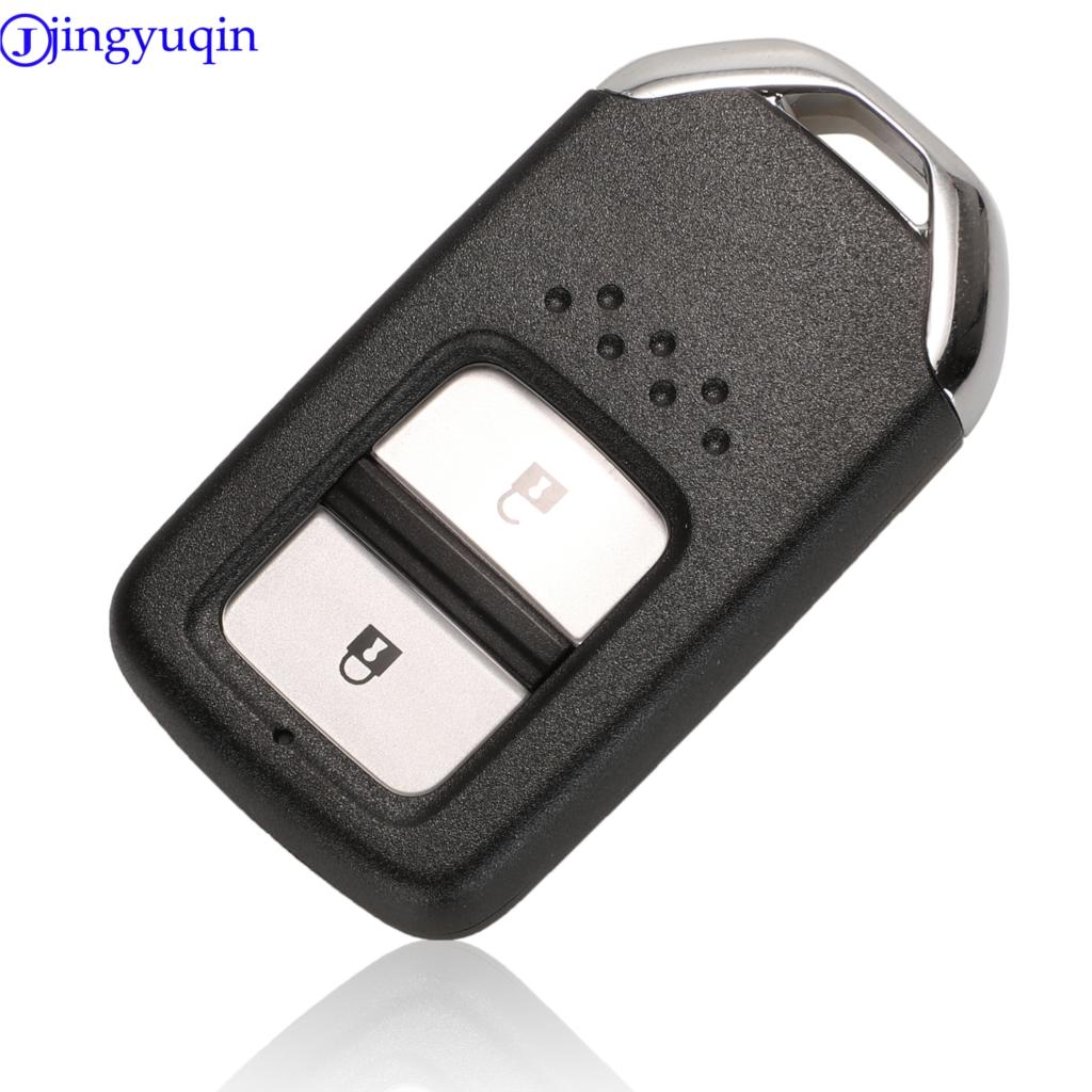 Jingyuqin Akıllı Uzaktan Kumanda Anahtar Kılıfı Fob Kabuk Honda City Jazz XRV Venzel HRV İçin 2/3/4/6 Düğme