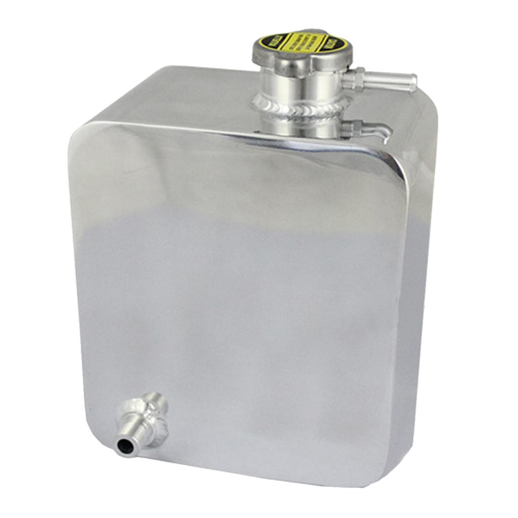 GOOCA Universal 2.5L Aluminium Alloy Water Coolant Header Overflow Expansion Tank Can Black GOOCA Universal 2.5L Aluminium Alloy Water Coolant Header Overflow Expansion Tank Can Black