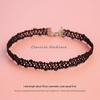 Black Lace Fairy Choker: Japanese & Korean Style Necklace