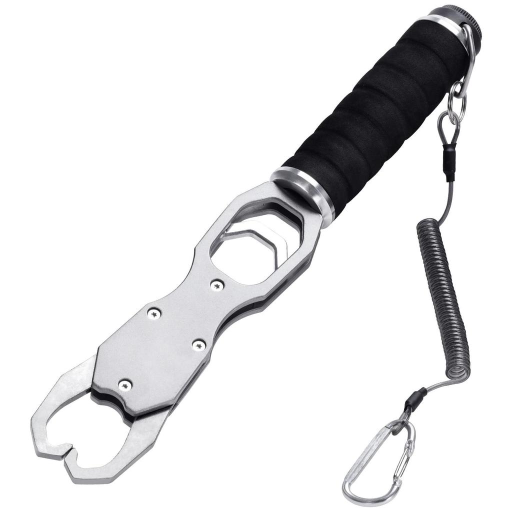 NXJS Fish Fish Fish Lightweight Fish Stainless Portable Tape Grip, Catcher, Grabber, Gripper, Steel, Multi-Function Tool, (No Measure)