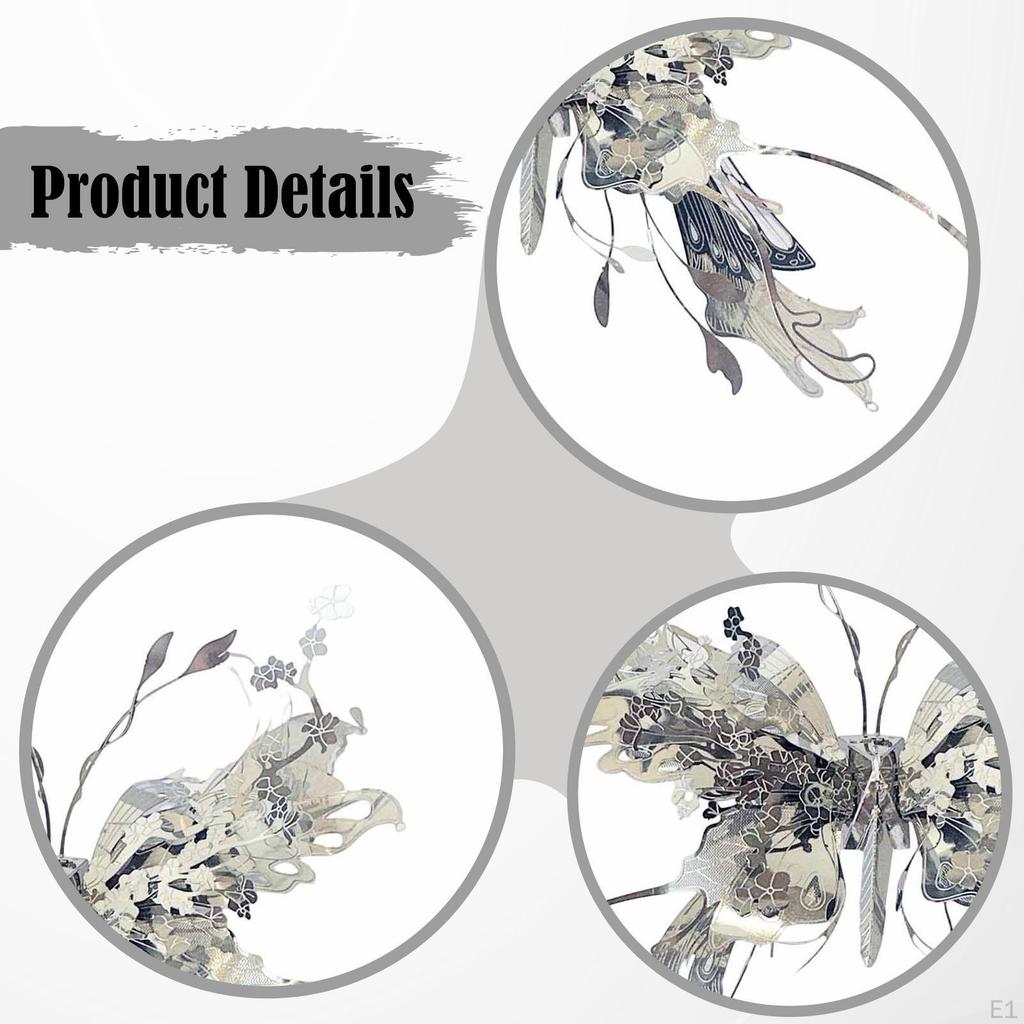 3D Butterfly Puzzles DIY Home Decoration Craft Novelty Metal Model Kit for Adults Birthday Gift