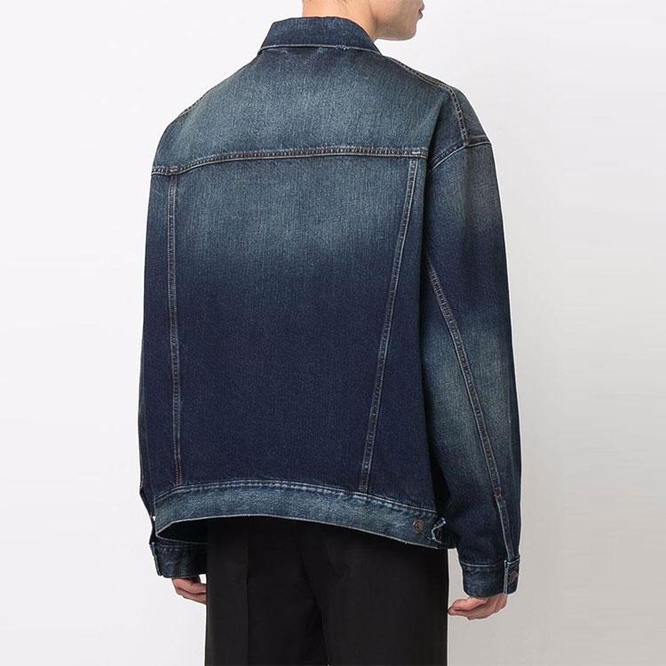 Balenciaga Denim Jacket Men's Blue 671889TJW754021