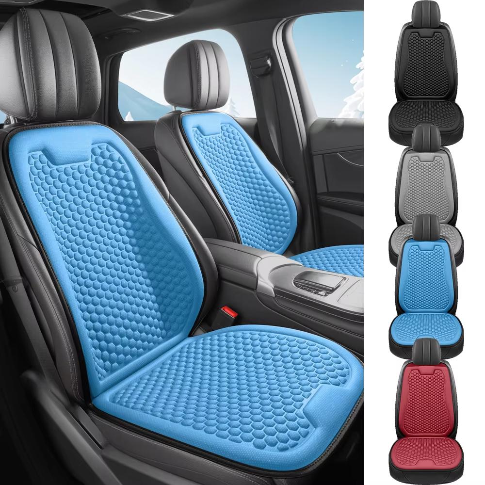 Comfortable Black Cool Sedan Seat Cushion Breathable Gray Knitted SUV Seat Cushion Office