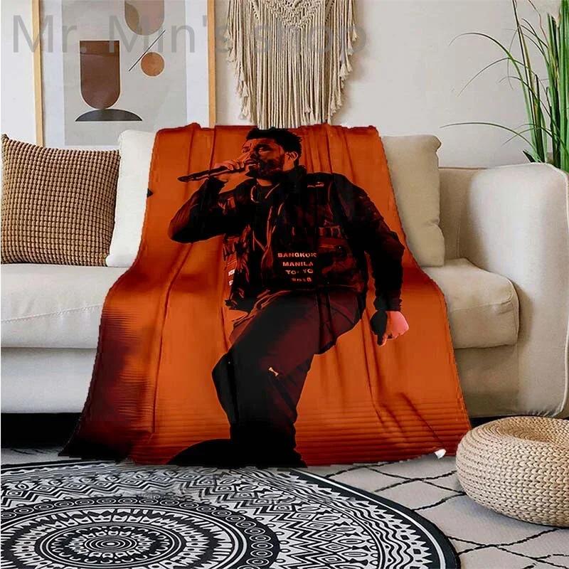 The Weeknd - Manta for the Singer The Weeknd Print Blanket Home travel blanket throw blanket thin blanket Warm blanket