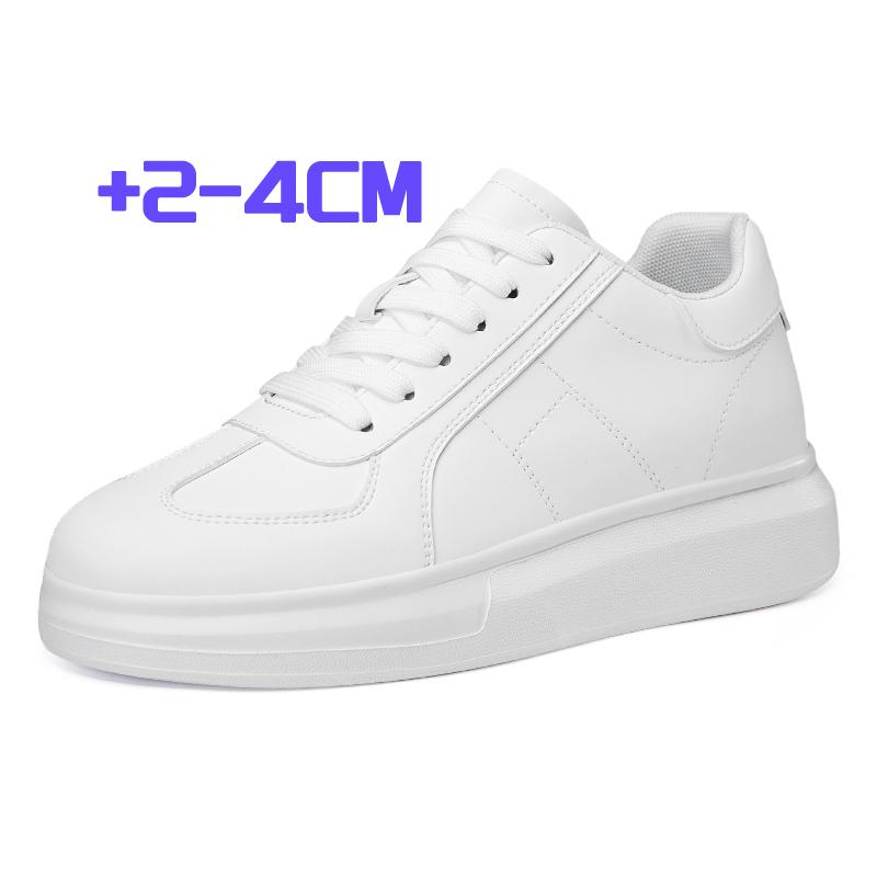 Genuine Leather Mens Sneakers Fashion Casual Shoes Leisure Male Skateboard Footwear Thick Bottom Tenis Masculino Vulcanized Shoe