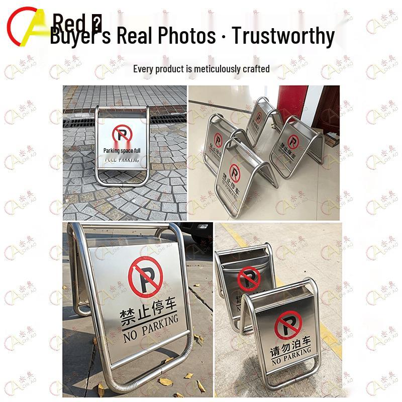 Chiao Stainless Steel No Parking & Warning Signs