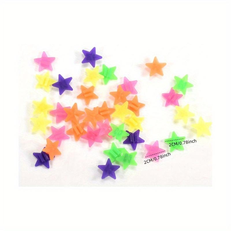 36pcs Colorful Star-Shaped Bicycle Spoke Beads Durable Ideal for Kids' Bikes & Adult Bikes, Bicycle Accessories Bicycle Decorations