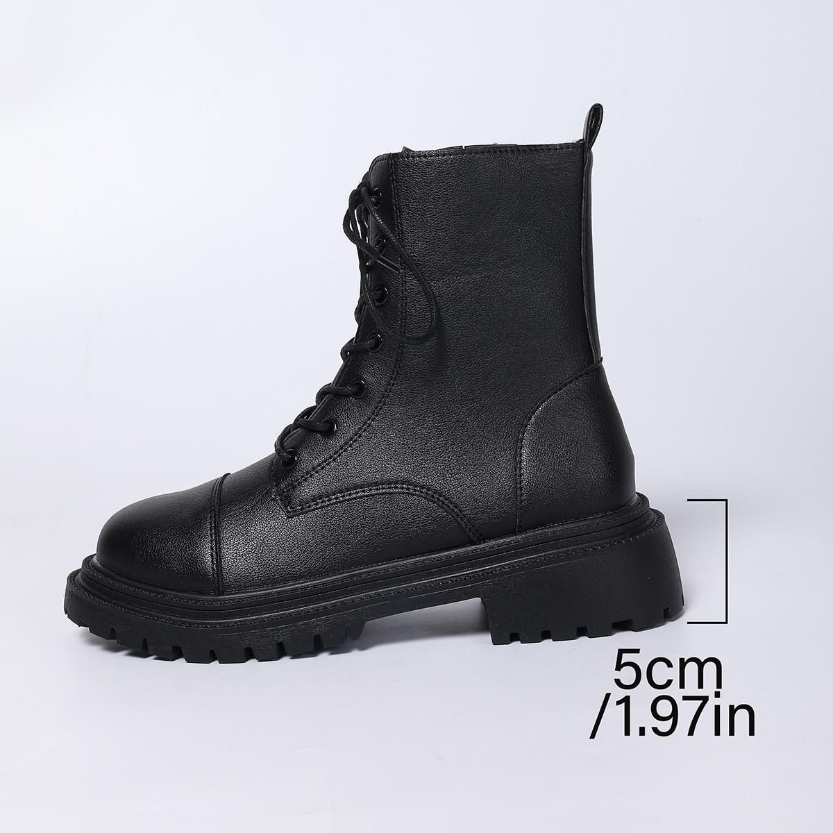 

Women s Fashion Boots Round Head Side Zipper Cross-band Straps Short Boots for Women Autumn Outdoor Daily Commuter Women s Shoes 42 чёрный