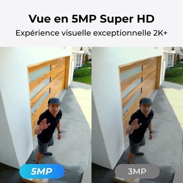 Caméra extérieure - REOLINK - B430 - Panneau solaire - Blanc