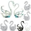 Diy Crystal Aromatherapy Gypsum Swan Epoxy Glue Silicone Mold Table Soft Ceramic Plaster Ornament Diy Crafts Decorations