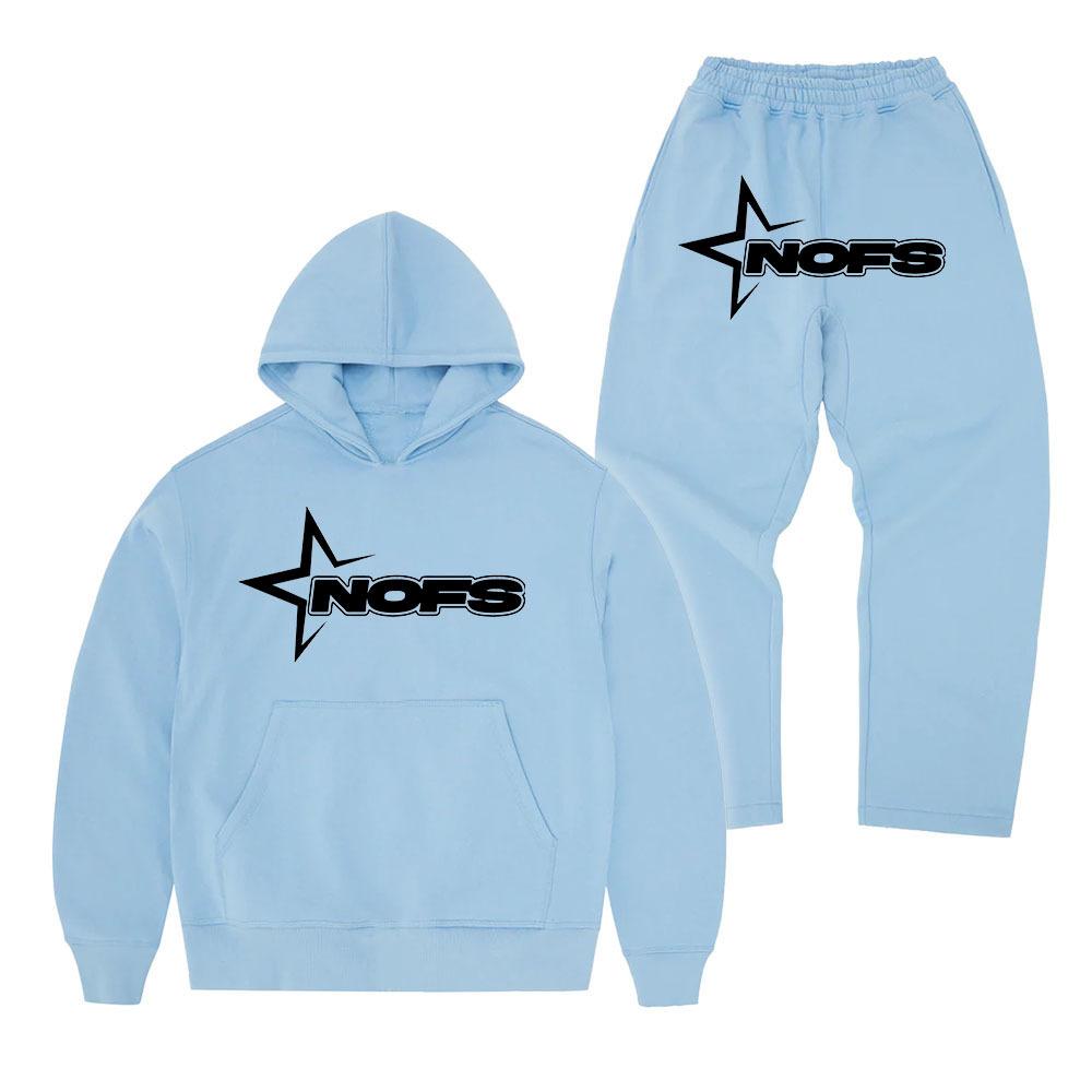 Neues Y2K Hip Hop Street Hoodie Set Sweatshirt Gothic Punk Rock Hose Streetwear