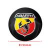 4pcs Car Wheel Center Hub Center Cap Rim Hub Dustproof Cover Emblem Sticker for Abbas Stilo Ducato Abarth Fiat Punto124/125/500