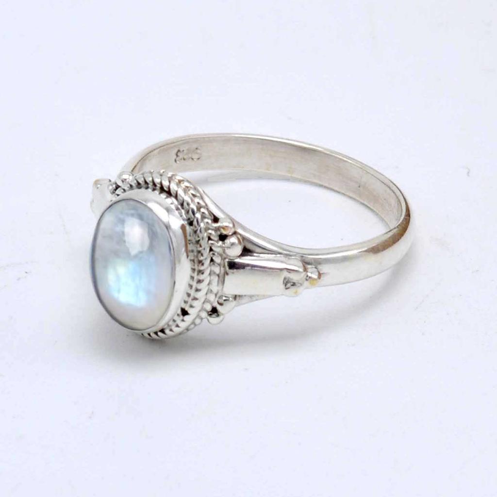 Moonstone 925 Sterling Silver Ring, June Birthstone Handmade Women Ring, Gift For her, Wedding Gift, Statement Ring