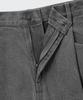 MUSINSA STANDARD Deep Tuck Overlap Wide Denim Pants [Gray]