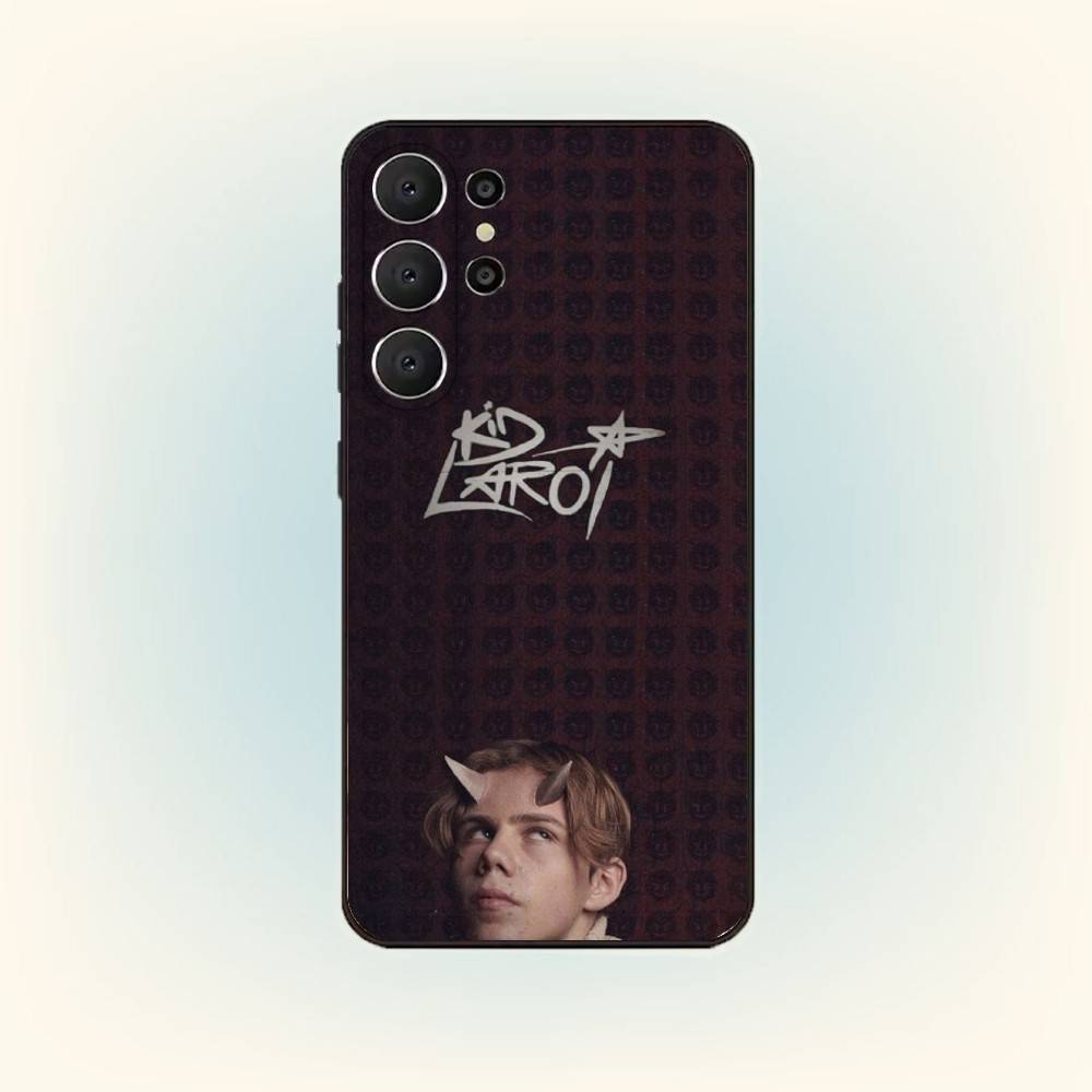 SINGER The Kid L-Laroi Phone Case For Samsung S26,S25,24,23,22,30,21,10,9,Ultra,Plus,Lite,FE Soft Black Case