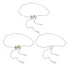 Adjustable Butterfly Pearls Waist Chain Luxury Pearls Waist Band Thin Belt Enjoy Female Elegances for Various Occasion
