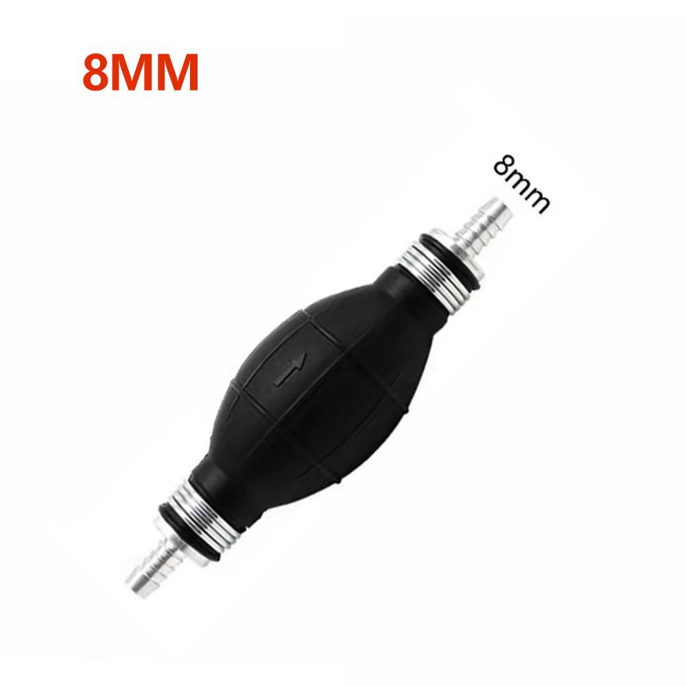 

Rubber Aluminum Manual Fuel Pump Hand Primer Oil Gasoline Petrol Diesel Liquid Transfer Pump 8mm/10mm for Car Motorcycle Boat