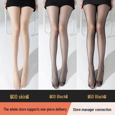 Collant Nudi Ultra-Sottili Anti-Gancio per Donna - Calze Trasparenti Primavera/Estate