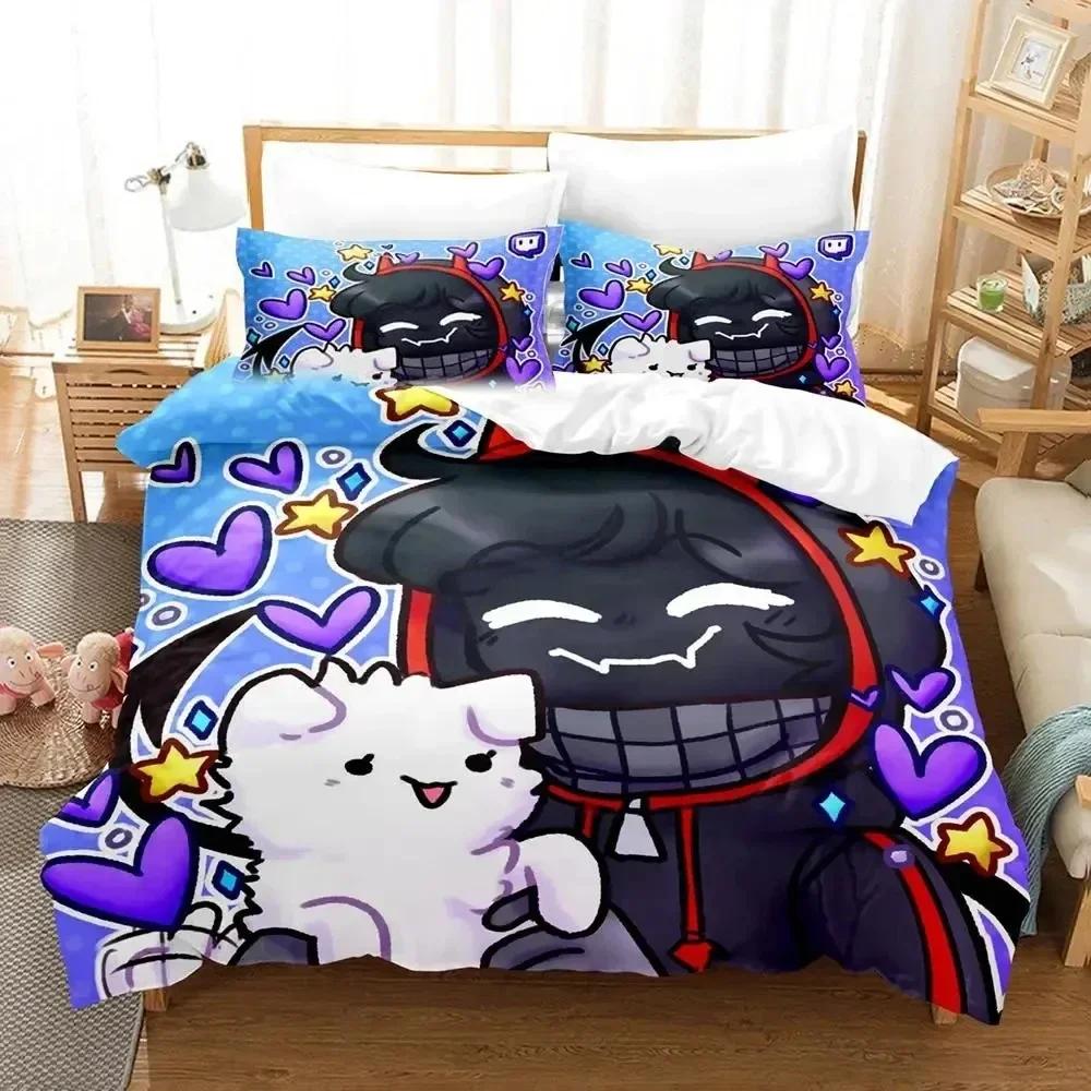 Badboyhalo Team SMP Bedding Set Duvet Cover Bed Set Quilt Cover Pillowcase Comforter king Queen Size Boys Adult Bedding Set