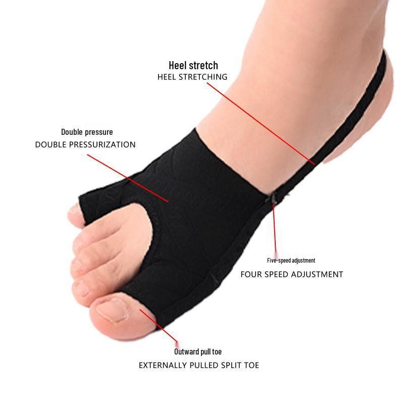 Nätortotisk Hallux Valgus tåhylsa och separator för dag-/nattbruk