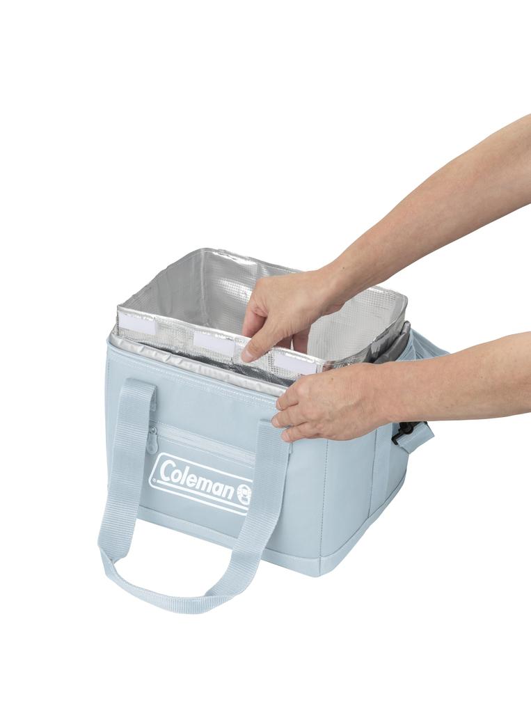Coleman Ultimate Ice Cooler II 15L Cooler Box Keeps contents cool for approximately 32 hours Olive Ideal for outdoor club Features easy antibacterial