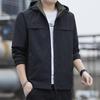 Men's Windproof Hooded Mountaineering Jacket - Spring 2026, Korean Style Casual Sports Coat