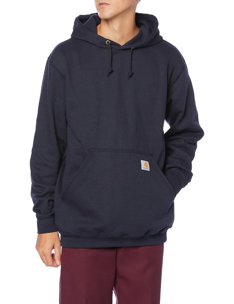 Carhartt Midweight Hooded Pullover Medium Men's Sweatshirt, Navy, [Product Code]