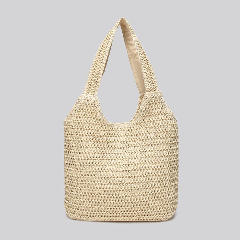 

Bags Women S Summer Seaside Resort Beach Bags Casual Versatile Straw Bags Large Capacity One Shoulder Woven Tote Bags Women