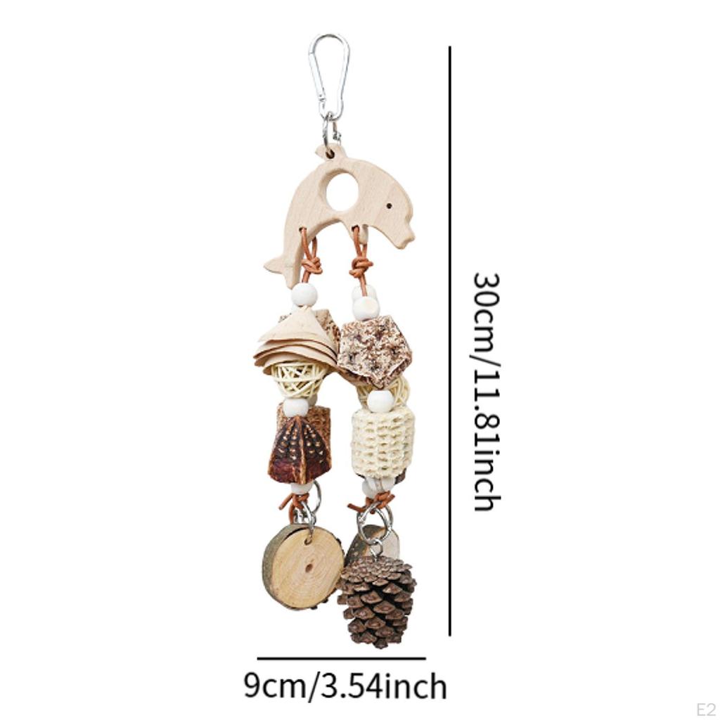 Hračka pro ptačí klec Procvičovací závěsné lano pro korely, andulky, malé papoušky