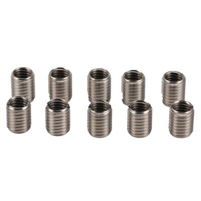 10 Pièces Inserts Filetés Écrou Réducteur Outil de Réparation Fixation Matériel Mâle Femelle avec Trou Inférieur
