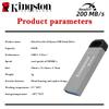 Kingston 256GB USB 3.2 Gen 1 64GB/128GB/512GB USB Flash Drive DTKN Large Capacity USB 3.2 Metal Flash Drive 200MB/s Reading Speed  Pendrive Disk Stick