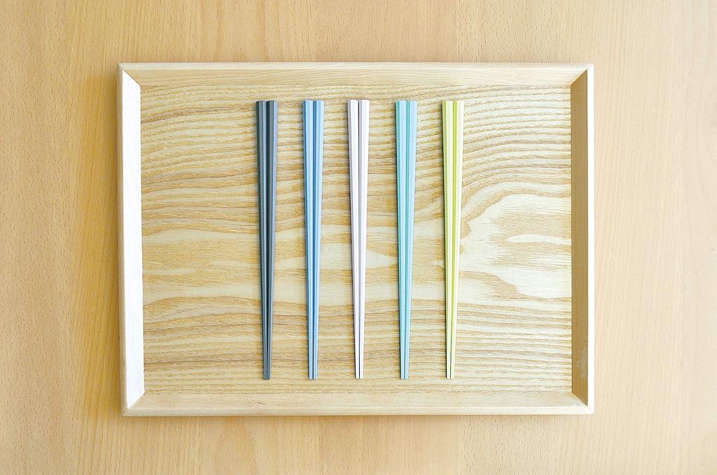 Fujisho Made in Japan Dishwasher Safe Octagonal 5 Pastel Set Pointed Tip 0824 Easy-to-Grip Chopsticks, 23cm, Colors, 5-Piece (Easy-to-Grip, &
