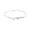Adjustable Open Flower Bracelet Elegant Minimalist Chinese Luxury Hand Jewelry