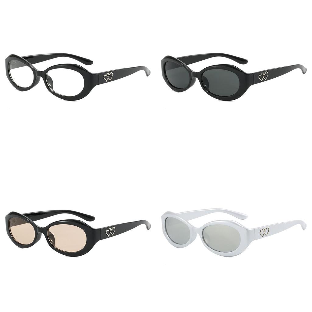 Style Oval Sunglasses With Uv400 Protection For Fashionable Summer Outings