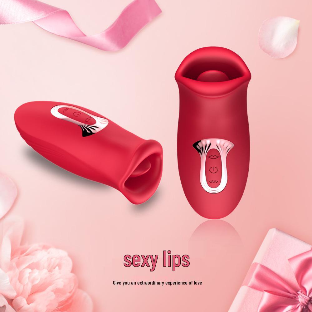 Women's Multi-Frequency Clitoral Stimulator with Licking and Vibration