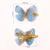 4Pcs/set Colorful Butterfly Hair Clip Set Realistic Texture Butterfly Birthday Gift for Girls Hair Clips Hair Accessories