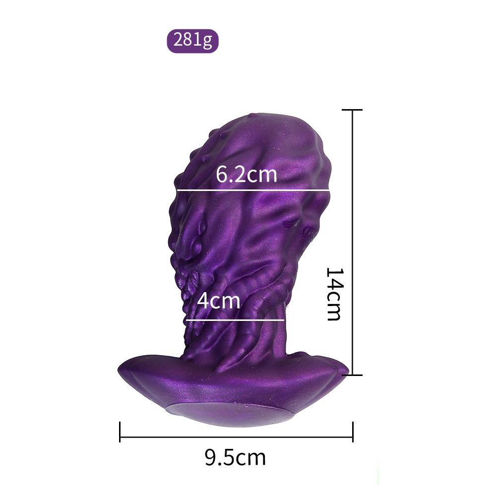 New Purple Octopus Anal Plug For Men And Women  Vaginal Plug   Silicone Anal Expansion Device  Sex Toy
