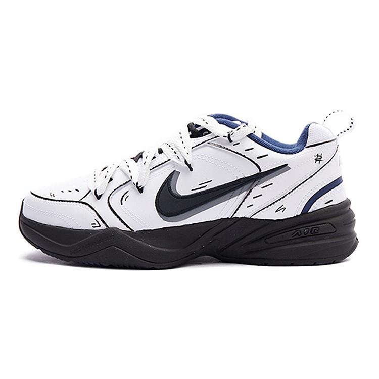 

Nike Air Monarch 4 Chunky Sneakers Unisex Low top Black/White 415445-102(Team15-) 38.5