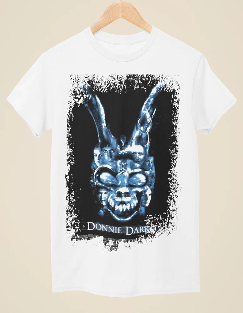 Donnie Darko Movie Poster Inspired Unisex White TShirt S