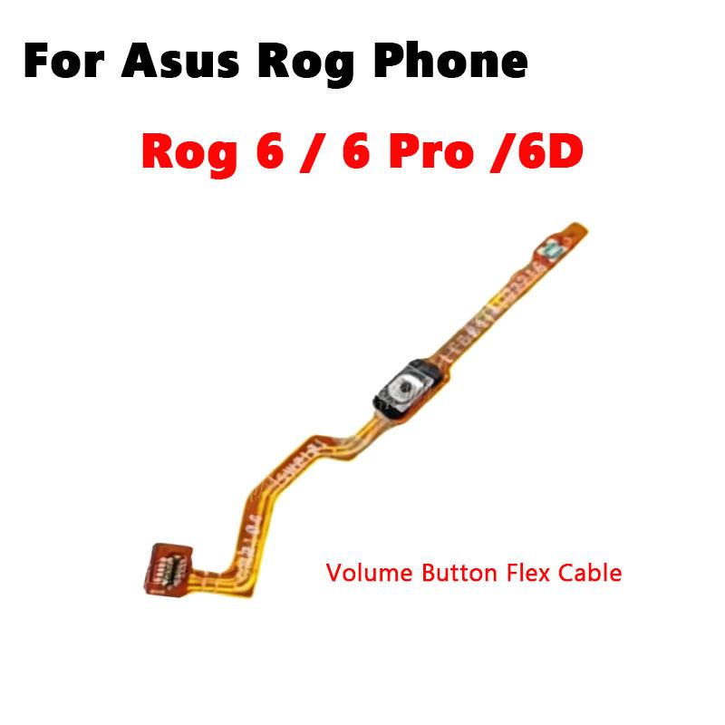 

New Power Volume Button Flex Cable For Asus ROG Phone 6 ZS630KL Rog 6D 6Pro On Off Power Volume Side Keys Flex Ribbon Parts Volume Flex