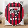 Custom Name FC Ingolstadt Team Crest blanket for Couch & Bed, Plush Cozy Fuzzy Blanket Super Soft & Warm Blankets for Fall and Winter. 0908277