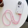 Cute Candy Jelly Star Beaded Chain Crossbody Shoulder Lanyard Lovely Decorative Straps Charm Handbags for Mobile Phone Accessory