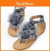 Eleganti Sandali da Spiaggia Piatte da Donna Fiore di Bohemia in Vivaci Colori Estivi Eu35-42